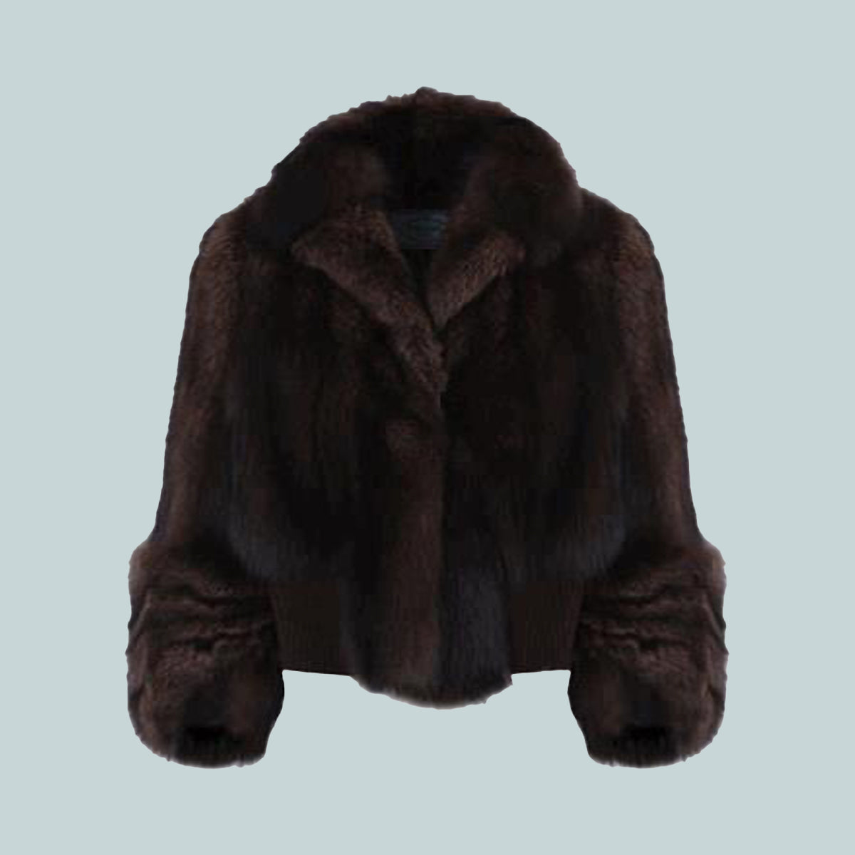 Pecan mink &amp; shearling jacket
