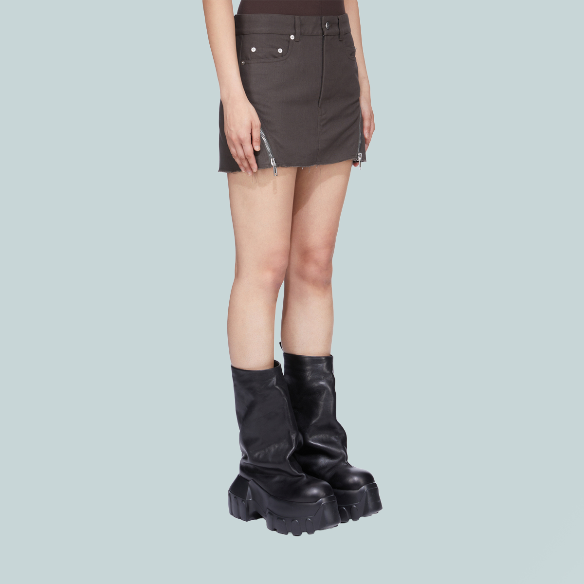 Bolan Banana Mini Skirt Dark Dust