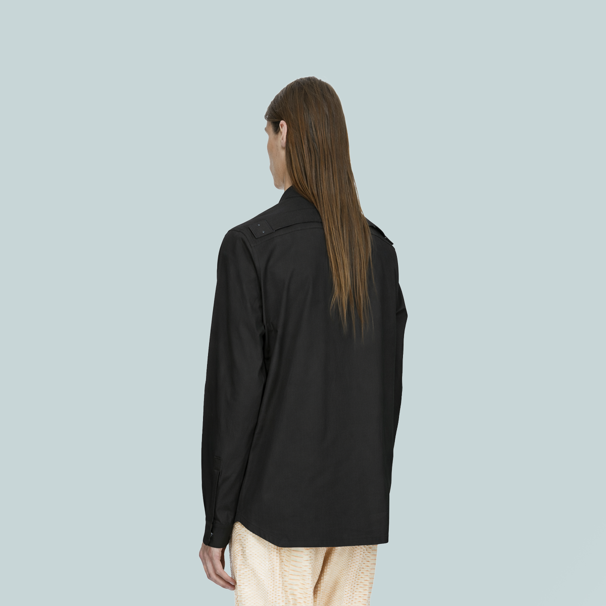 Cotton Poplin Outershirt Black