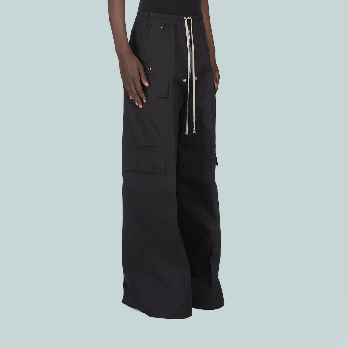 Cotton Poplin Cargobelas Black