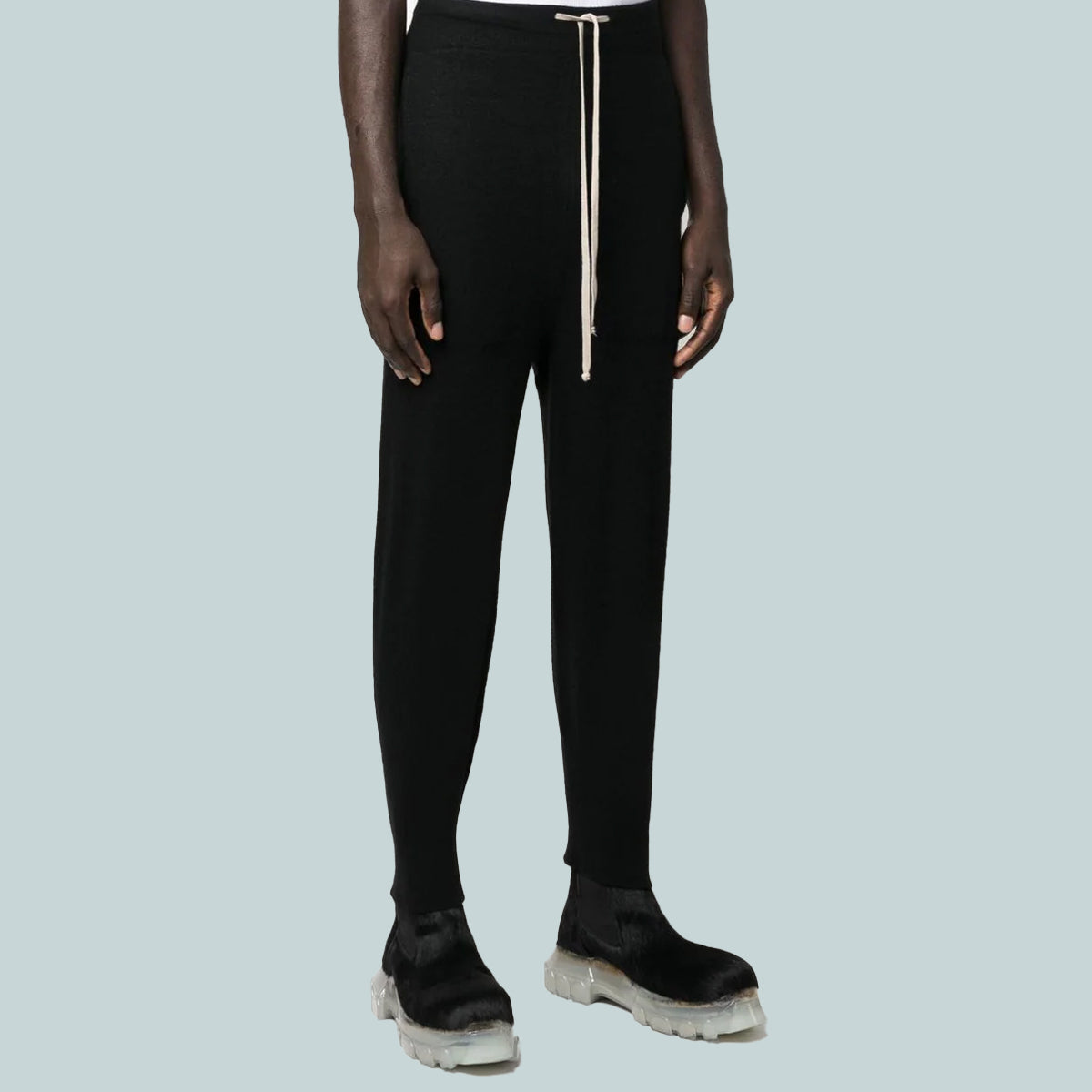 Cashmere Track Pants Black