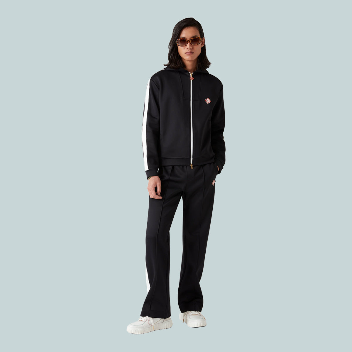 Scuba Jersey Hoodie Black