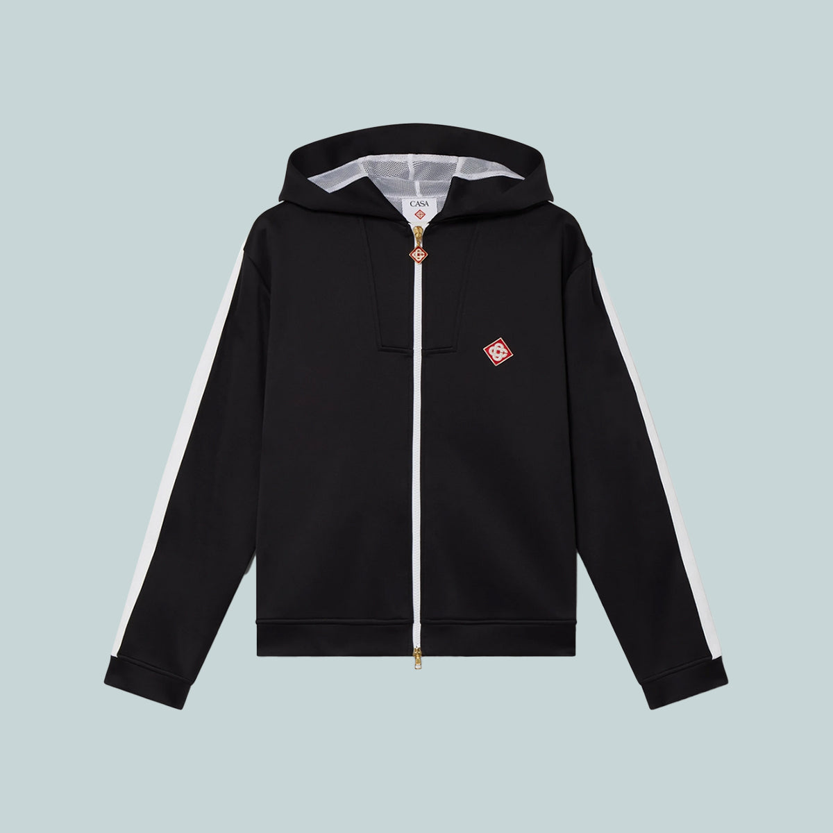 Scuba Jersey Hoodie Black