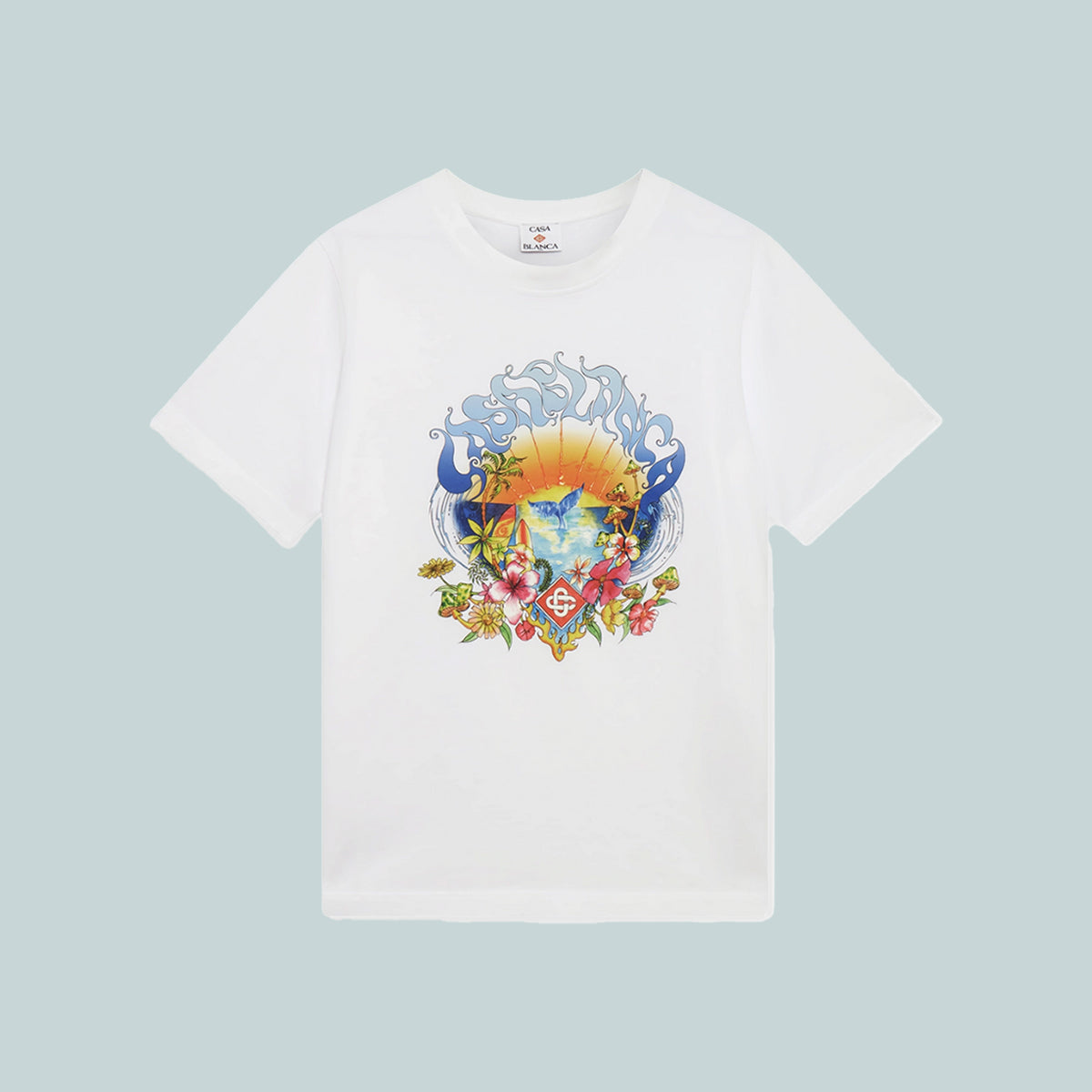 Surf Trip Printed T-Shirt White