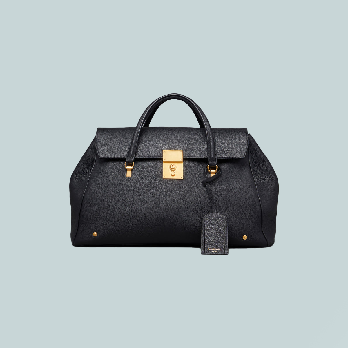 Soft Pebble Grain Mr. Thom Luggage Bag Black