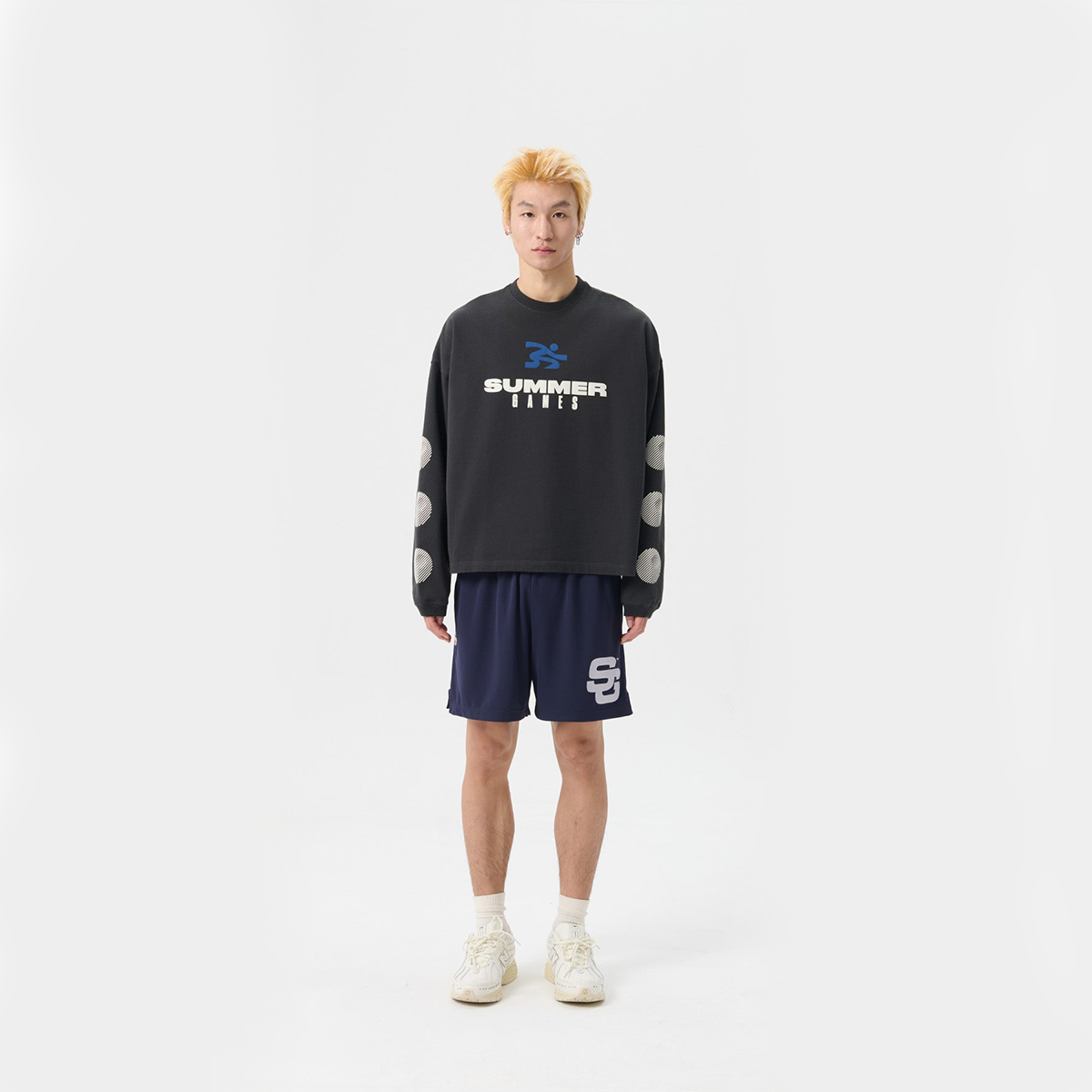 Stack Logo Icon Ls Tee Cannoli Cream