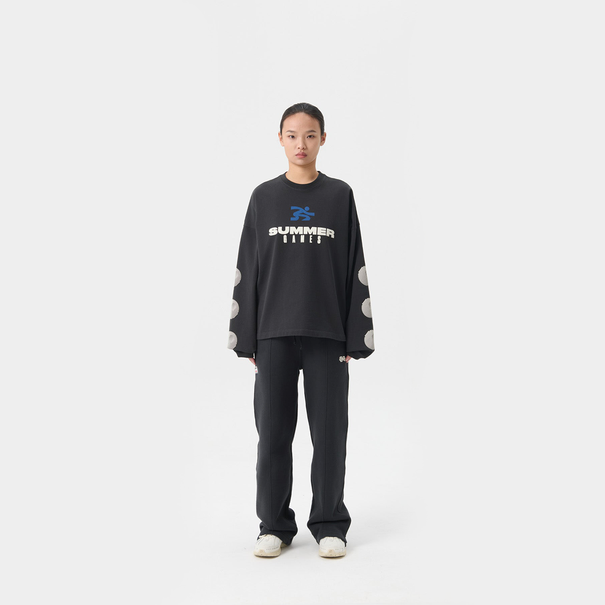 Stack Logo Icon Ls Tee Cannoli Cream