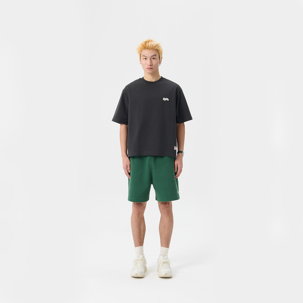 Stack Logo Icon Tee Jet Black
