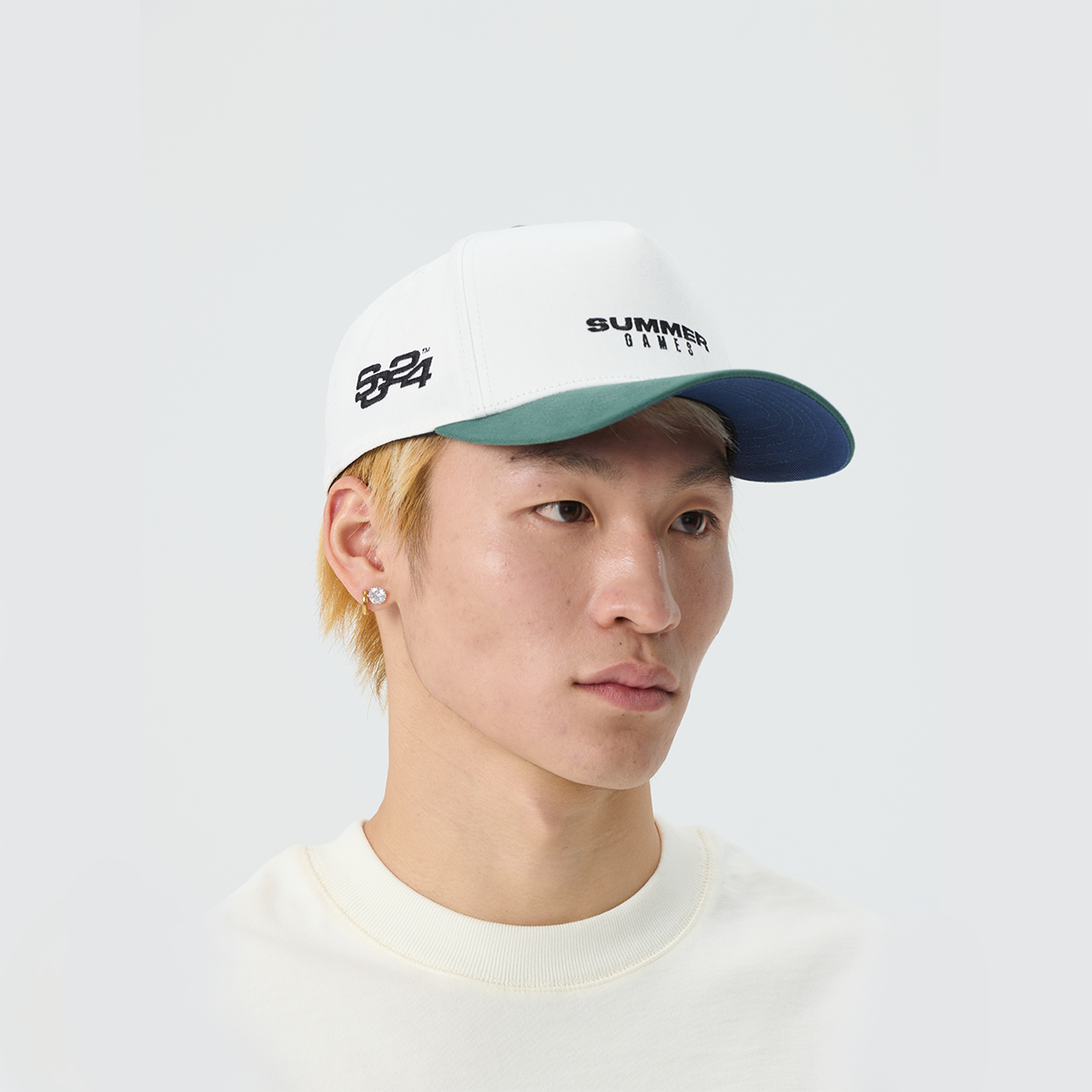 Stack Logo Baseball Cap Cannoli Cream