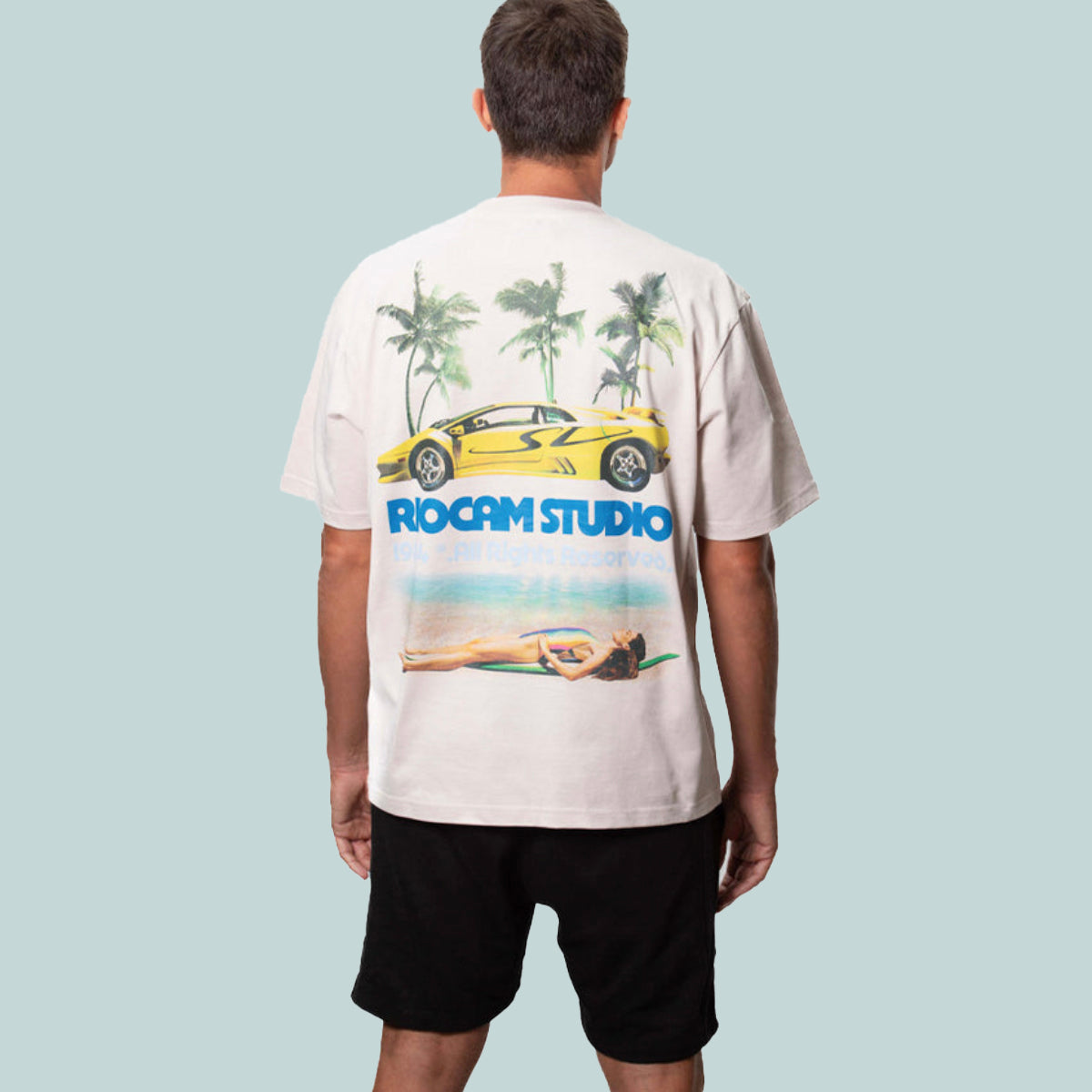 T-Shirt Lambo Palms Pink