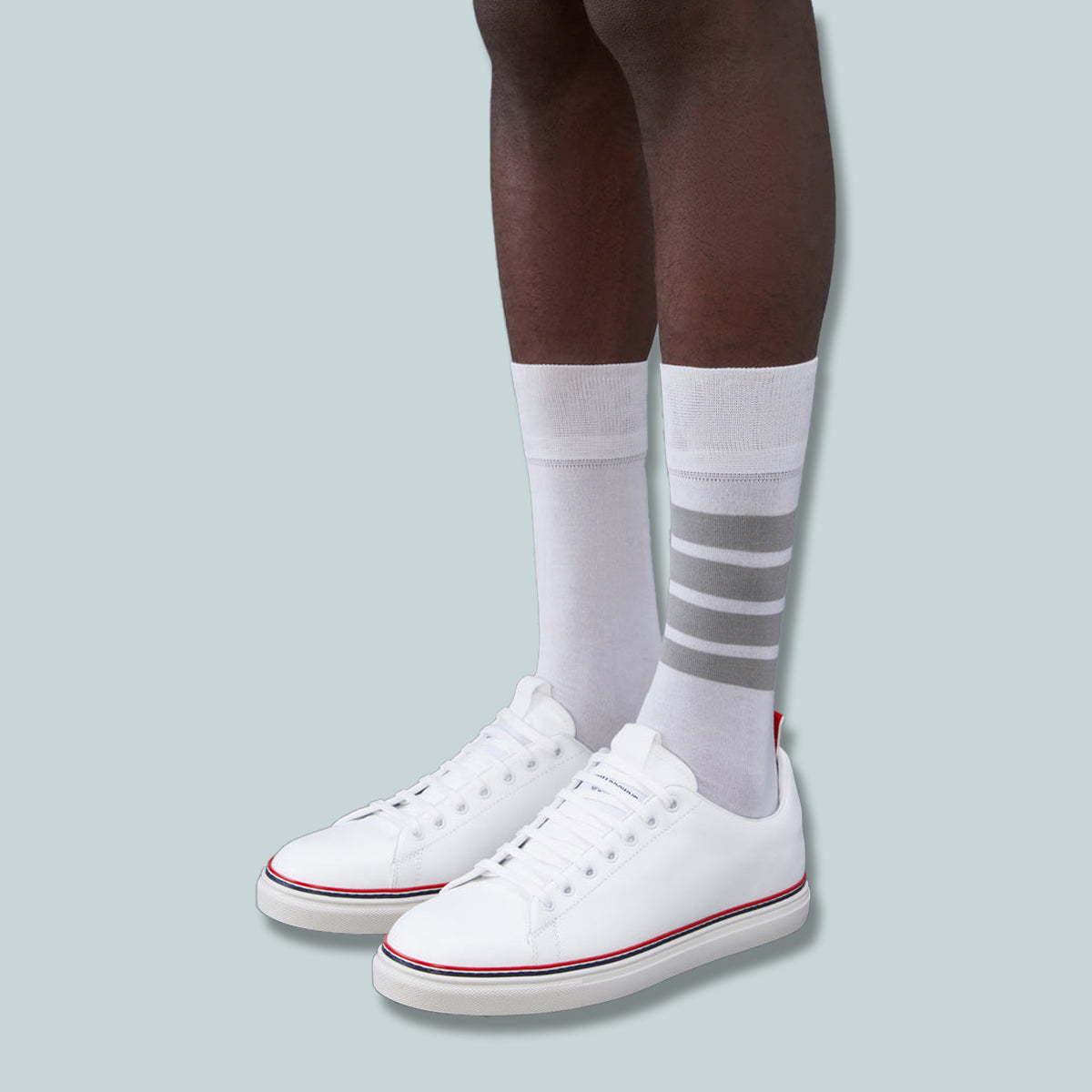 Vitello Calf Tennis Shoe White