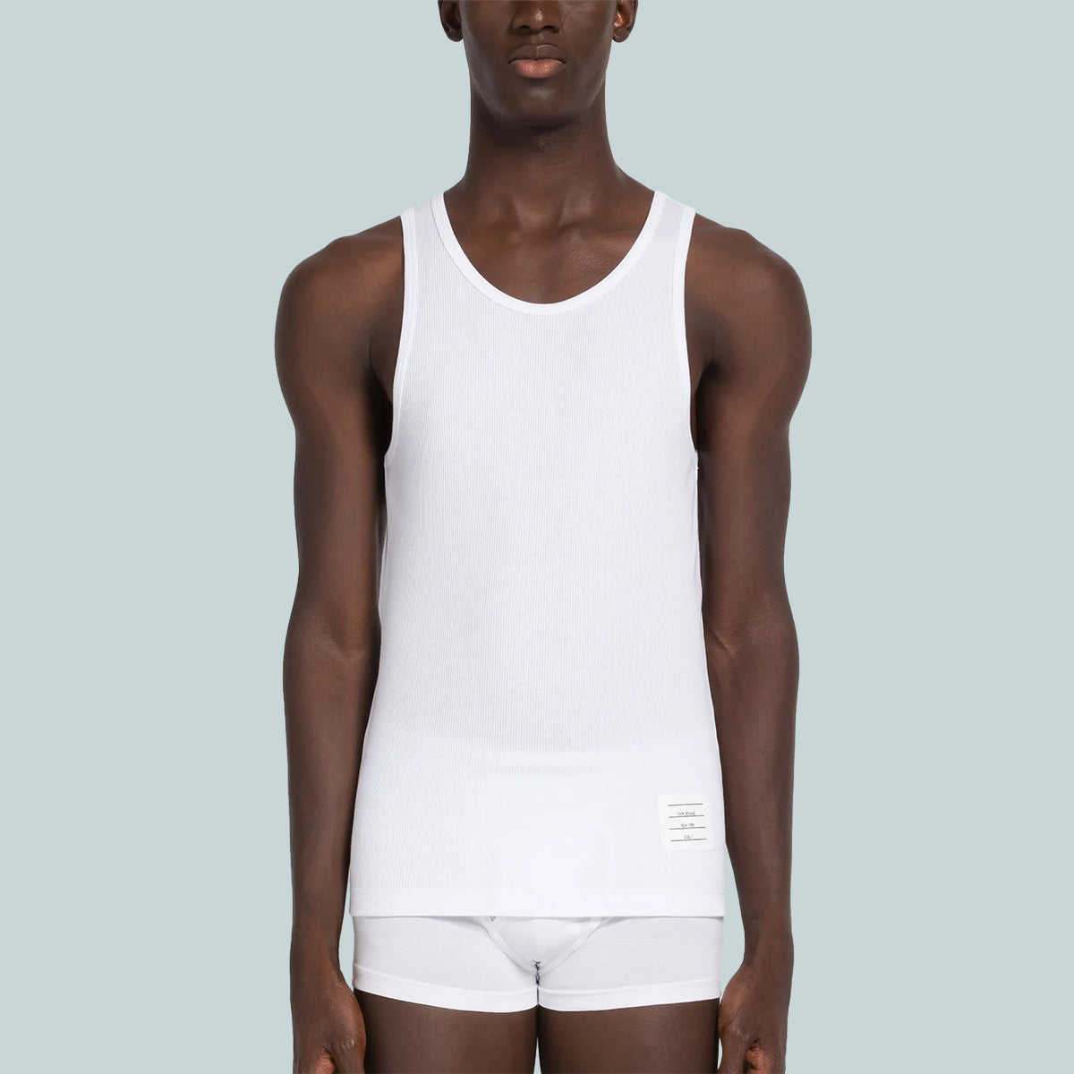 Cotton Rib Tank White