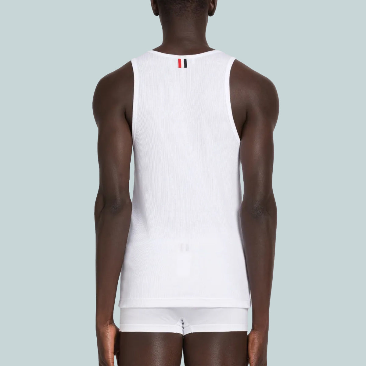 Cotton Rib Tank White