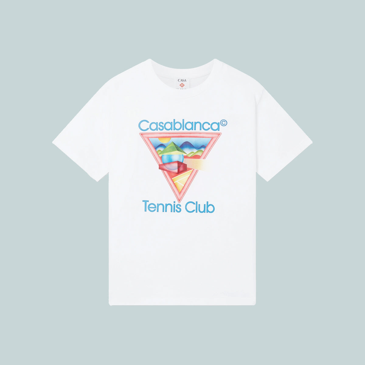 Tennis Club Icon Printed T-Shirt White