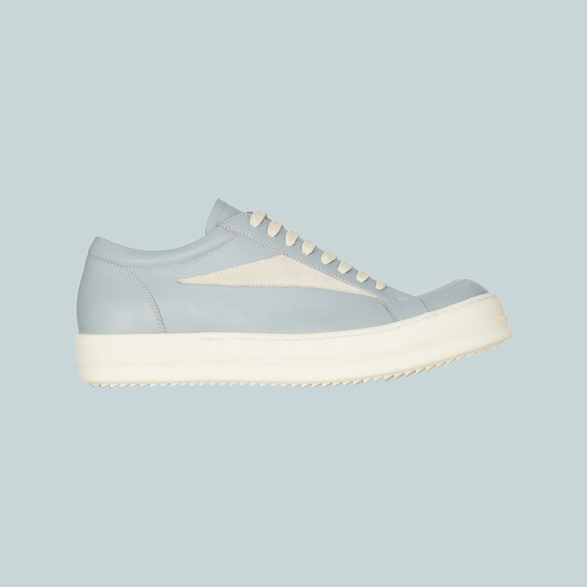 Men&#39;s Leather Vintage Sneaks Pale Blue