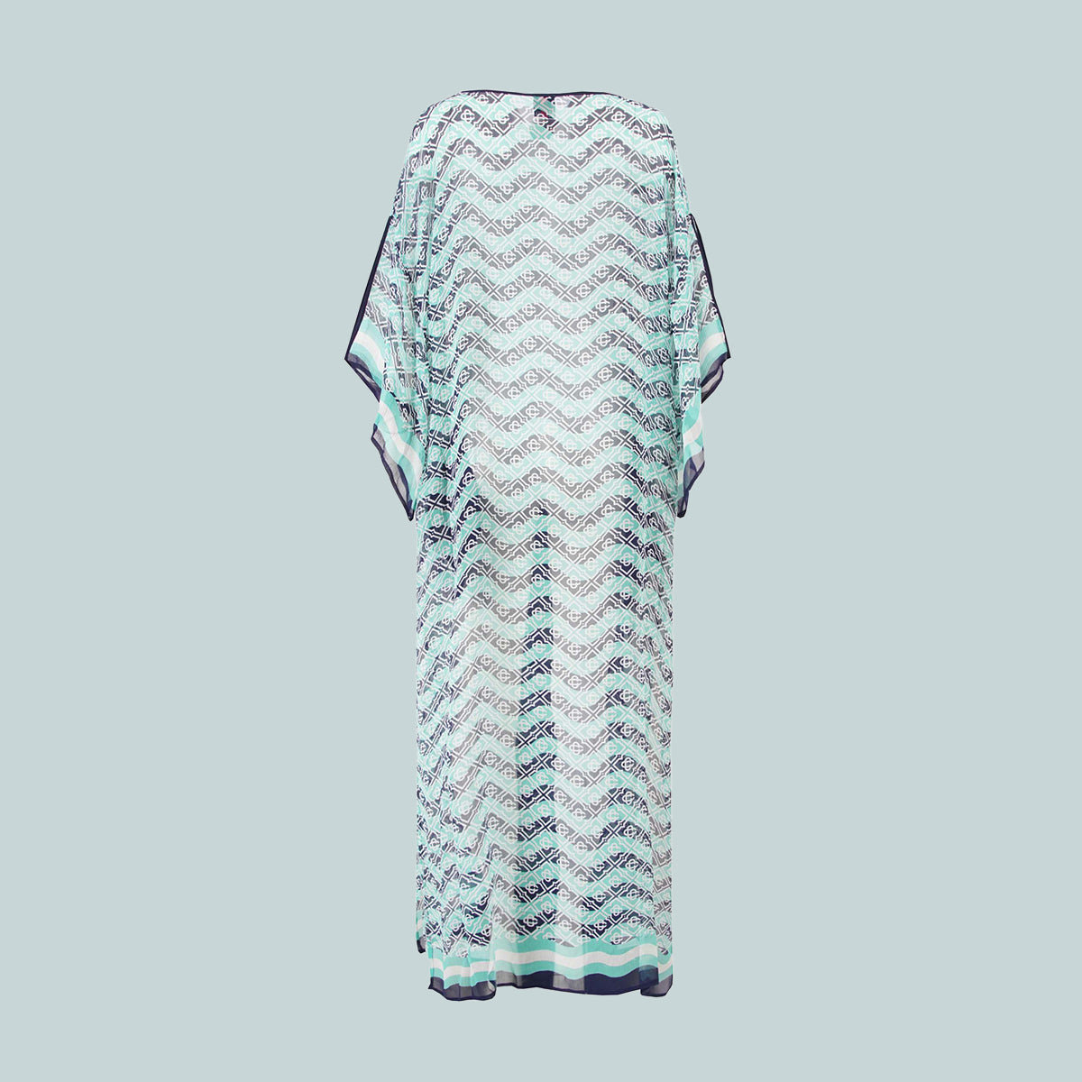 Women&#39;s Monogram Silk Kaftan