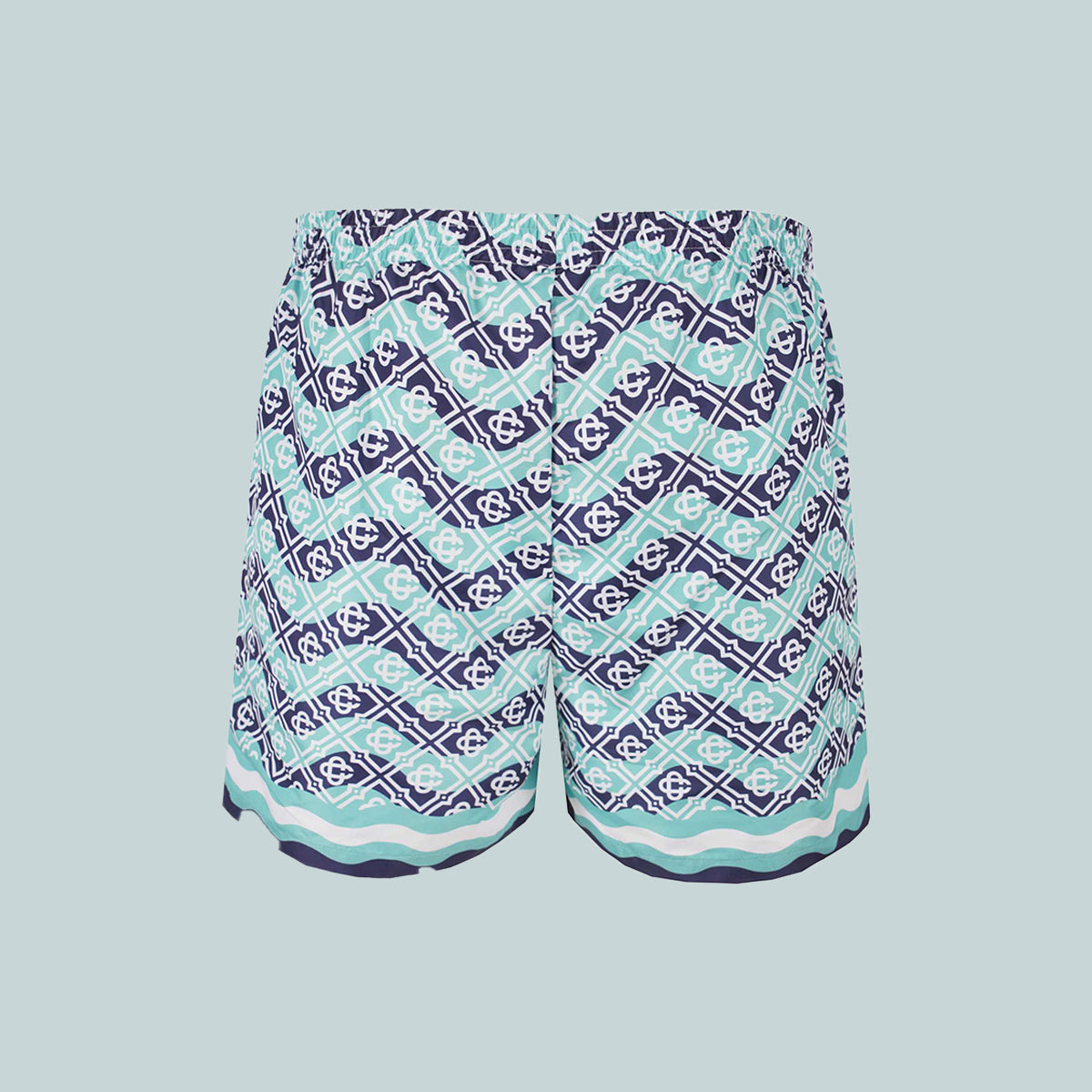 Mens Printed Swim Shorts Monogram