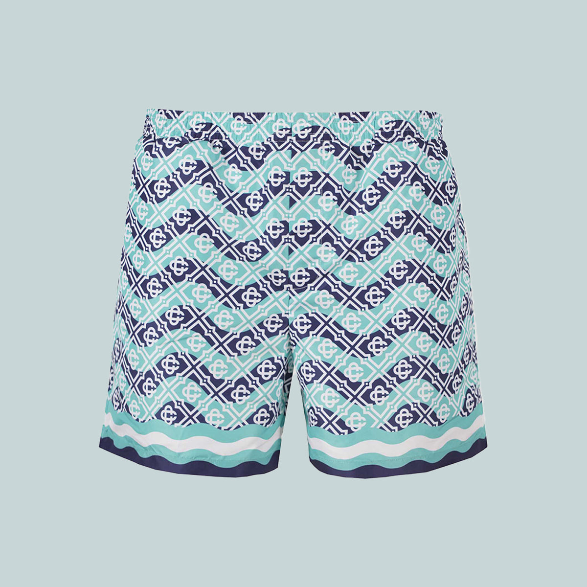 Mens Printed Swim Shorts Monogram