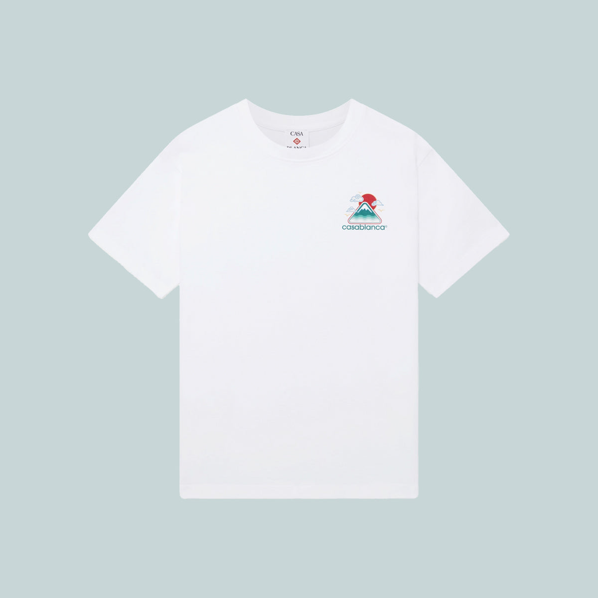Montagne Ondulée Printed T-Shirt White