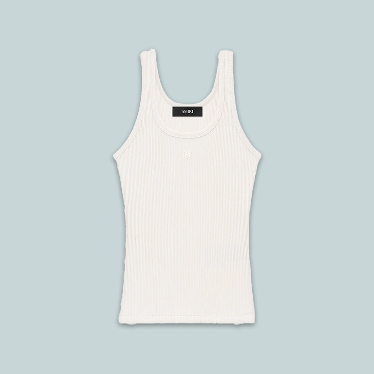 MA Embroidery Tank Alabaster