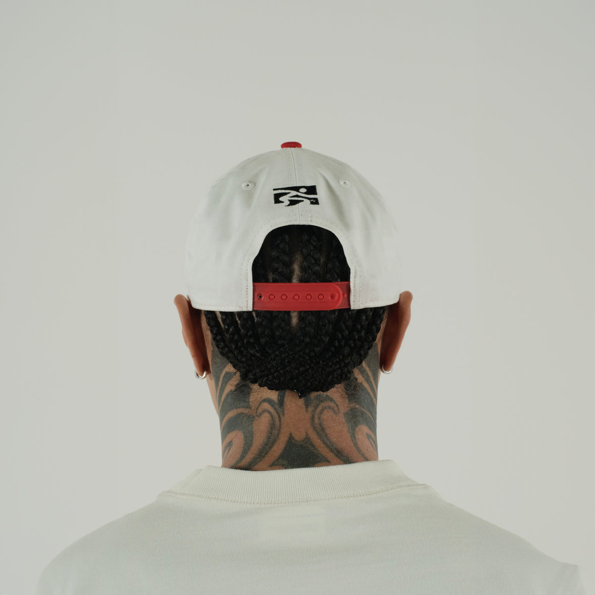 SG24 Adjustable Baseball Cap Cannoli Cream / Spectre Red