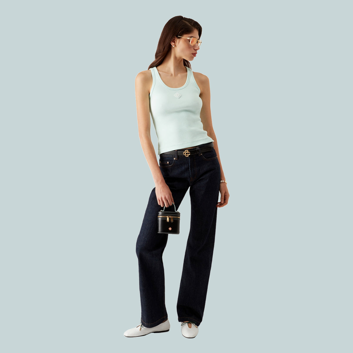 Women's Ribbed Tank Top Mint