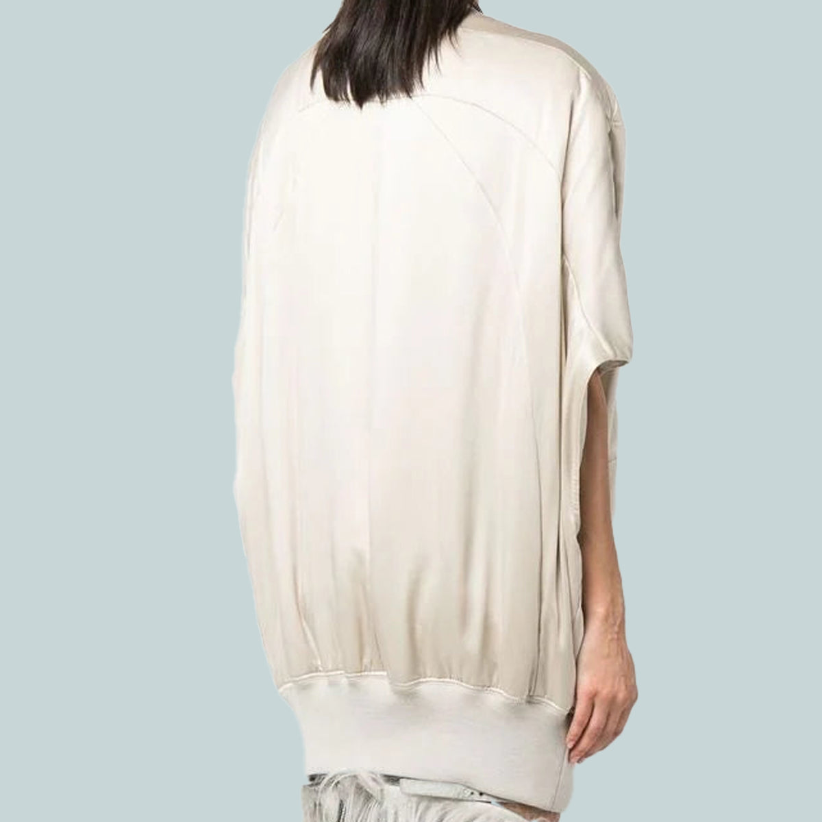 Woven Padded Cape Pearl