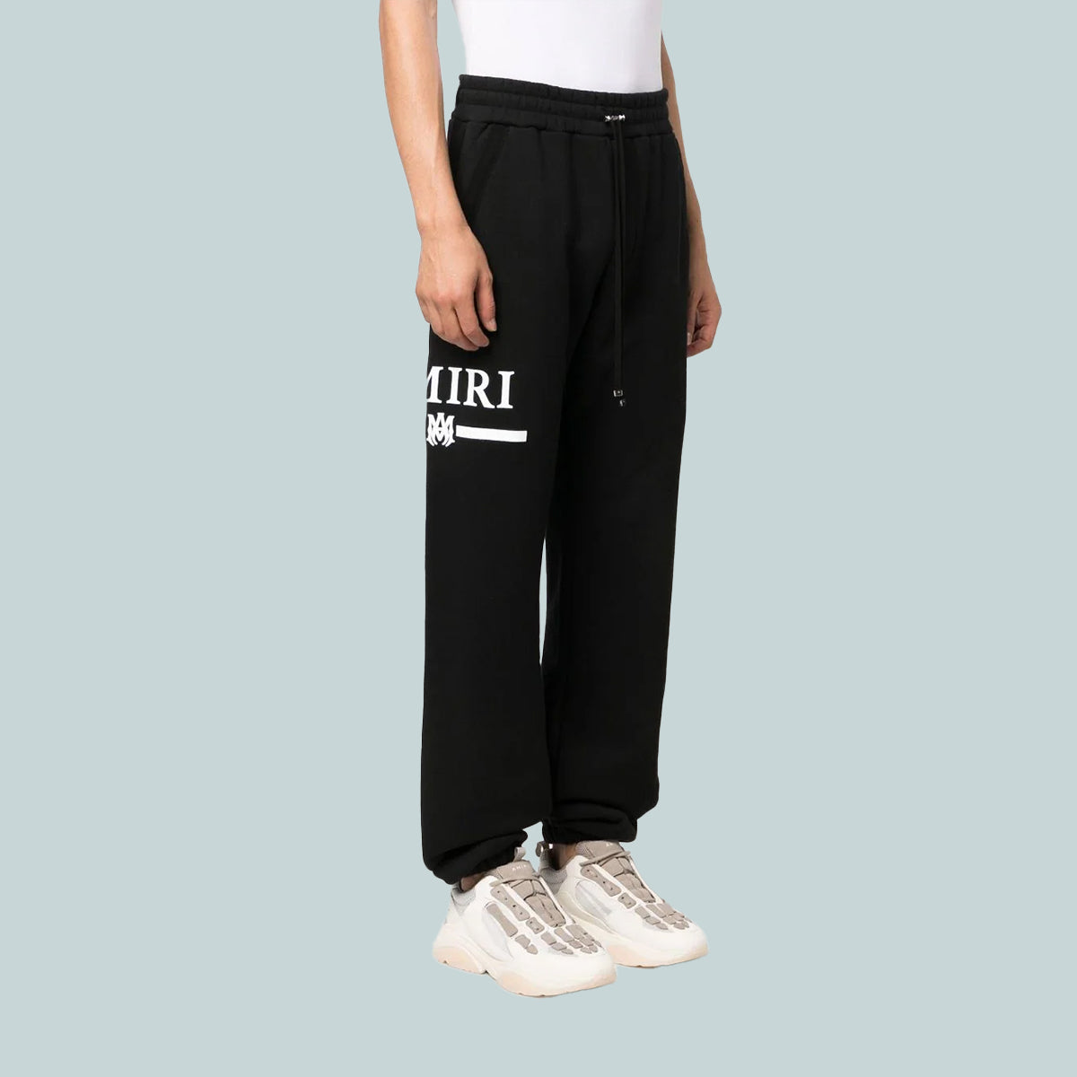 M.A Bar Logo Sweatpants Black