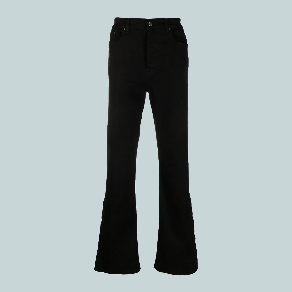 Stack Kick Flare Jeans Black