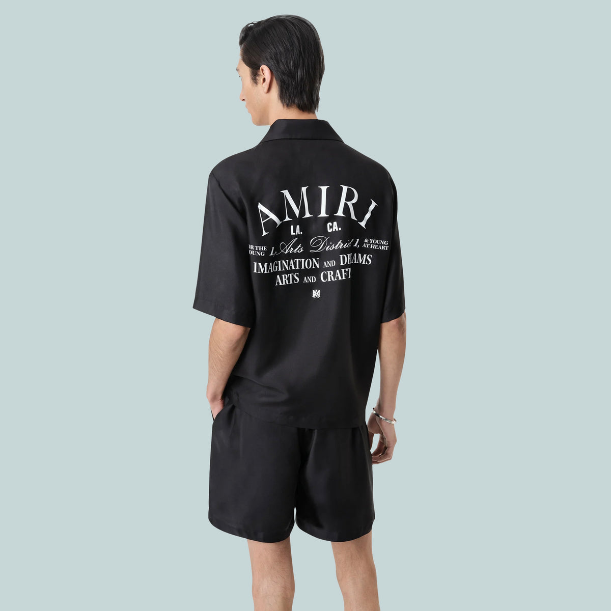 Arts District Bowling Shirt Black