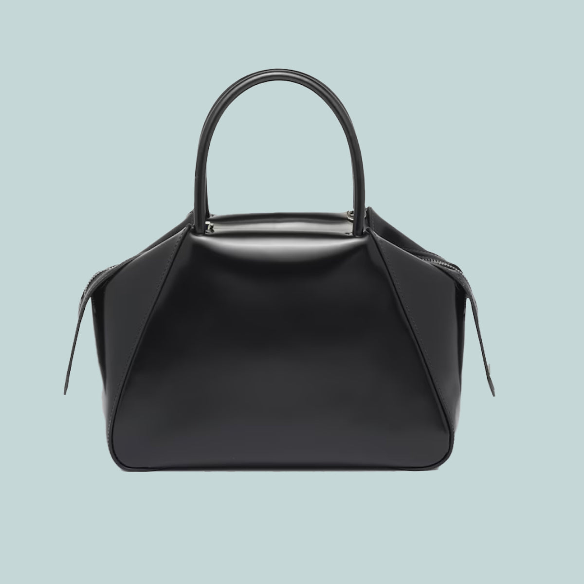Small brushed leather Prada Supernova handbag black