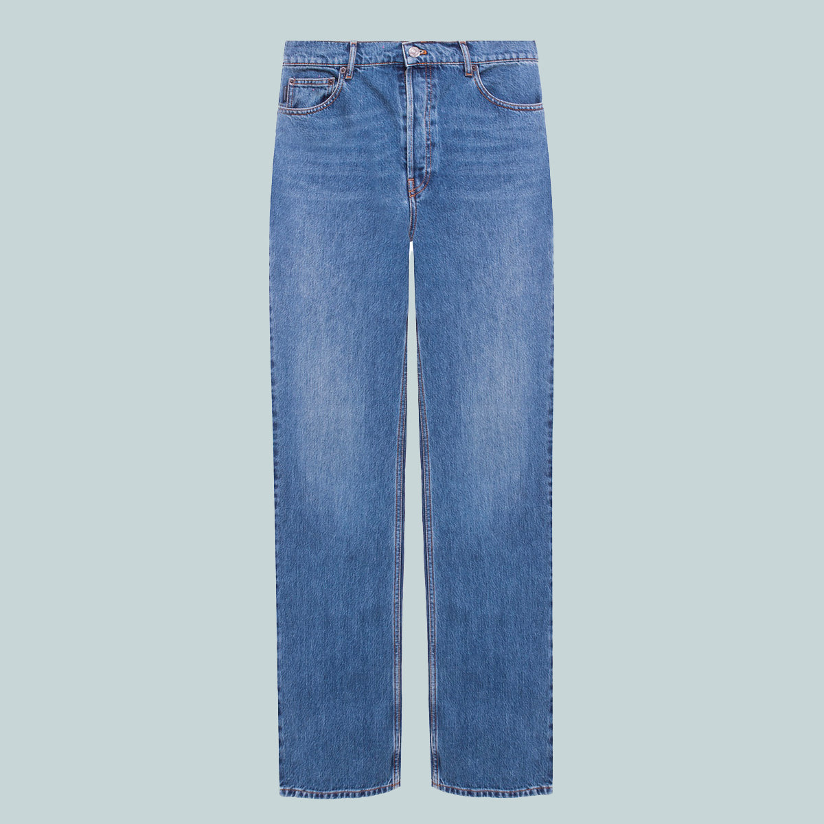 High waisted jeans