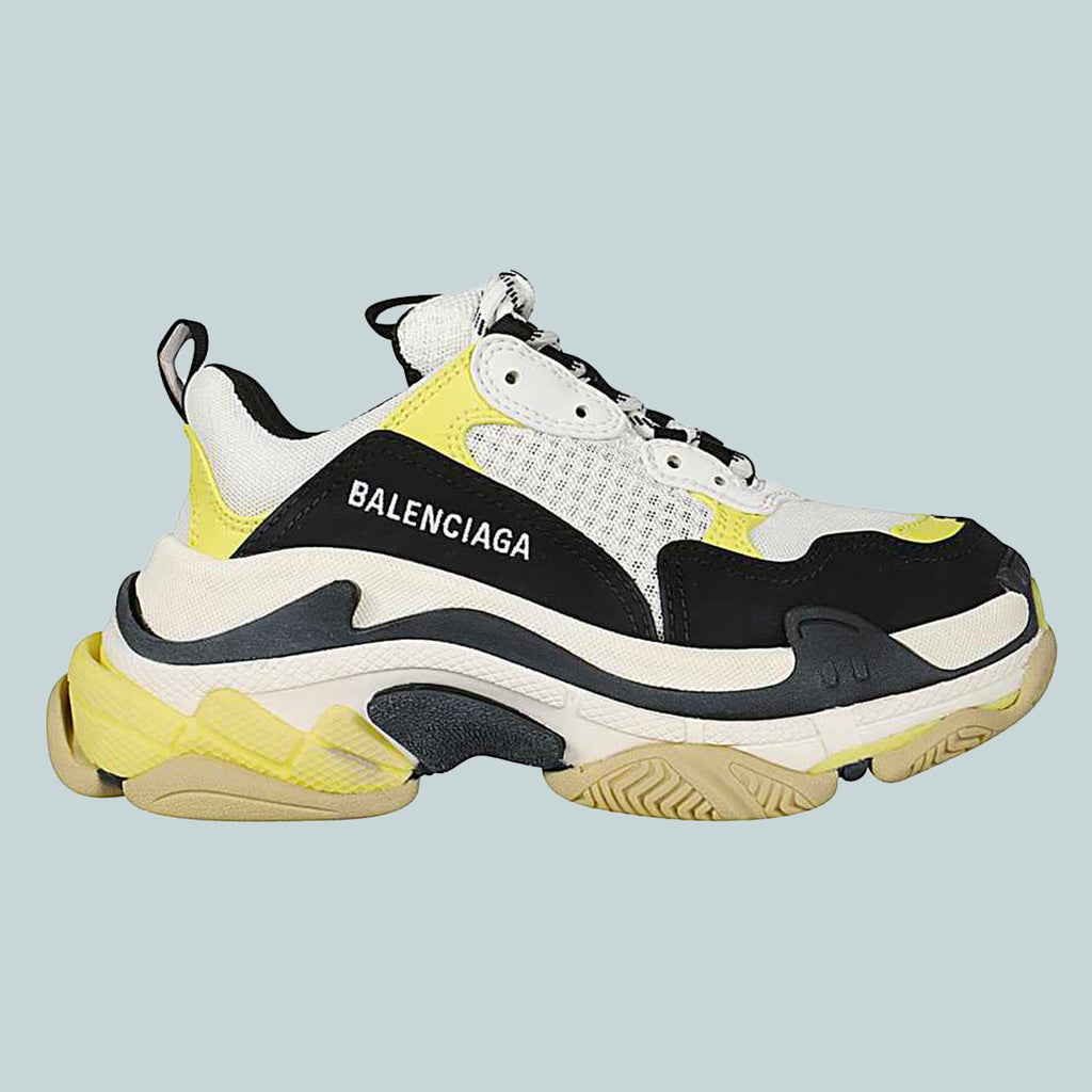 Triple s black top and yellow