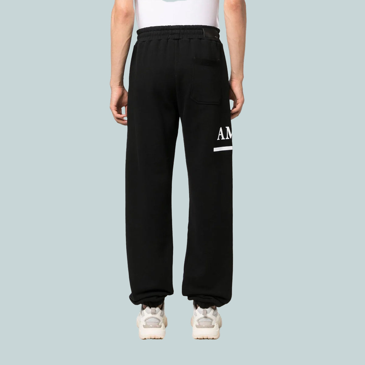 M.A Bar Logo Sweatpants Black