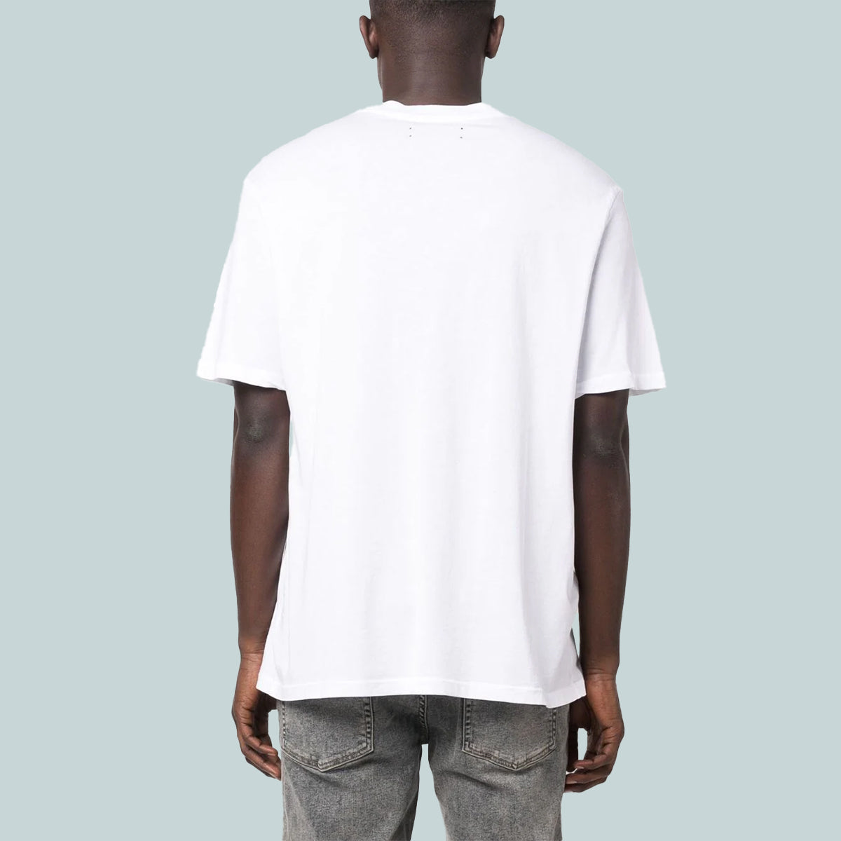 M.A Bar Logo Tee White