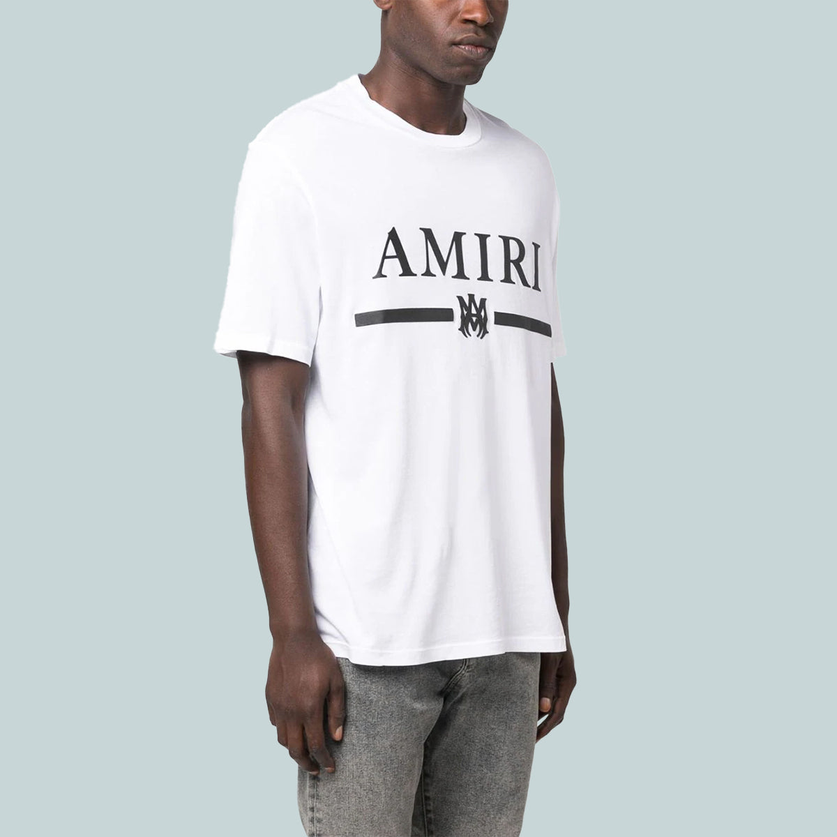 M.A Bar Logo Tee White