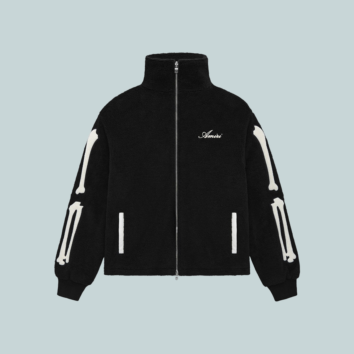 Bones Fleece Jacket Black