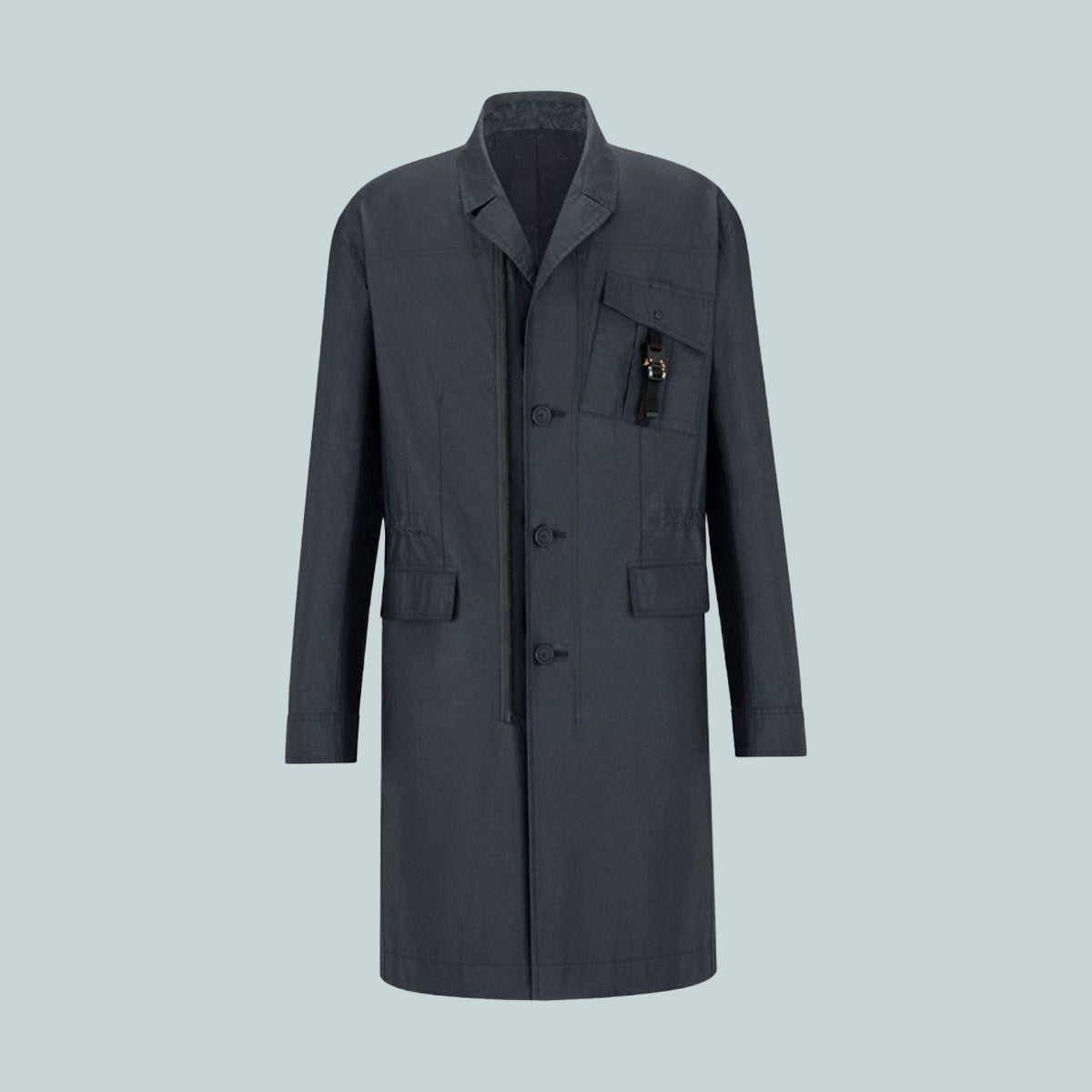 Dior Buckle Coat Grey