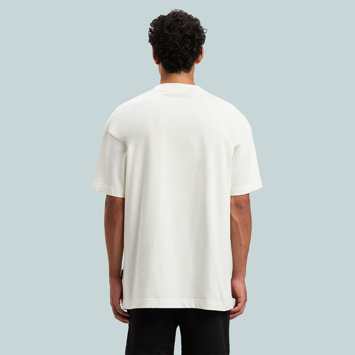 Neck Logo Tee Off-White / Black