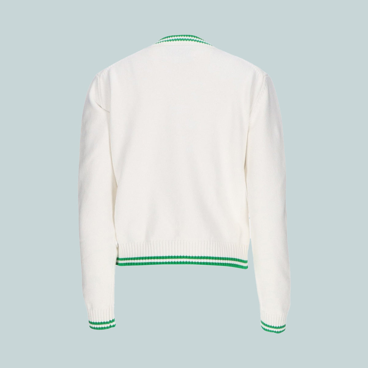 Heart Embroidered Jumper Off-White