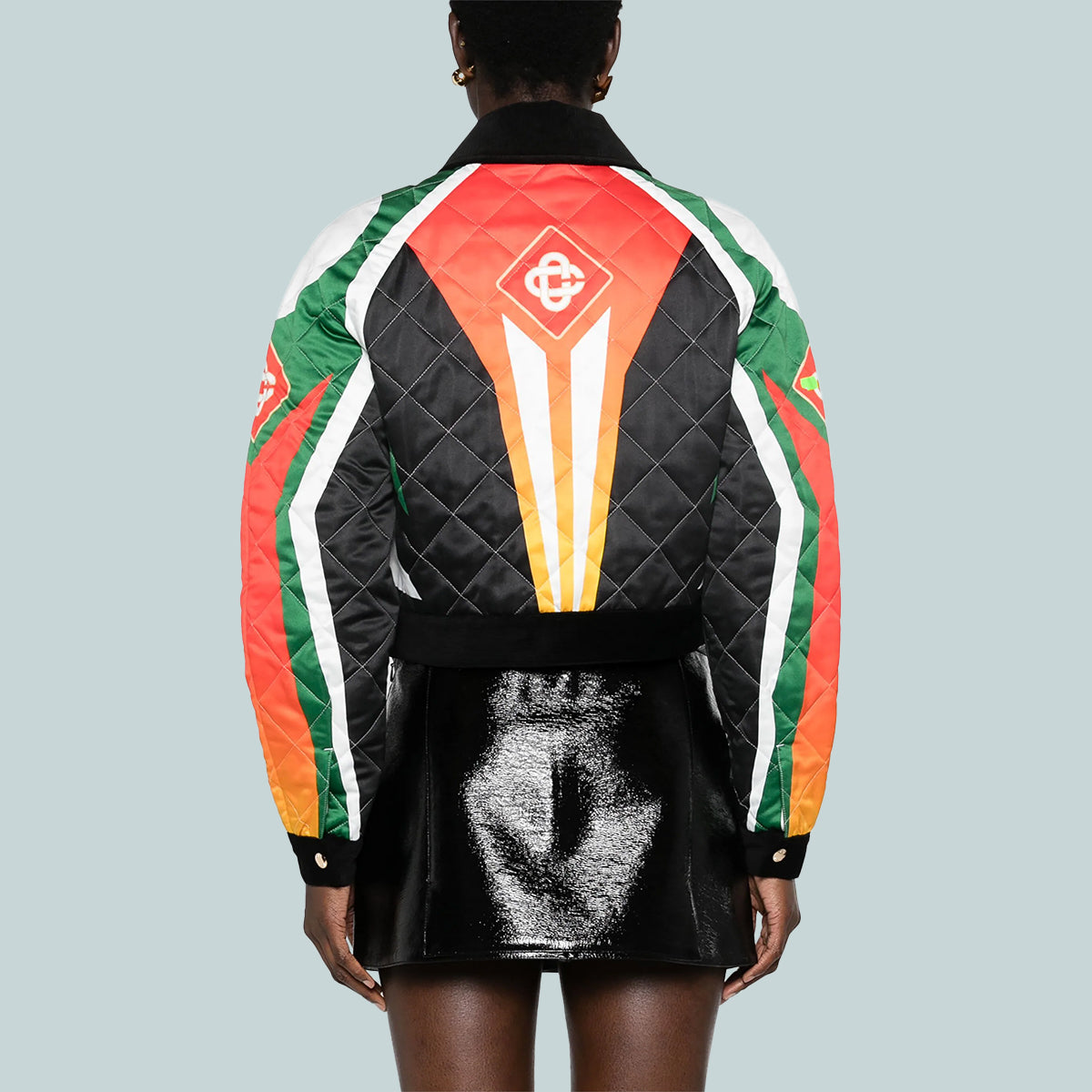 Quilted Cropped Jacket Casa Moto Sport