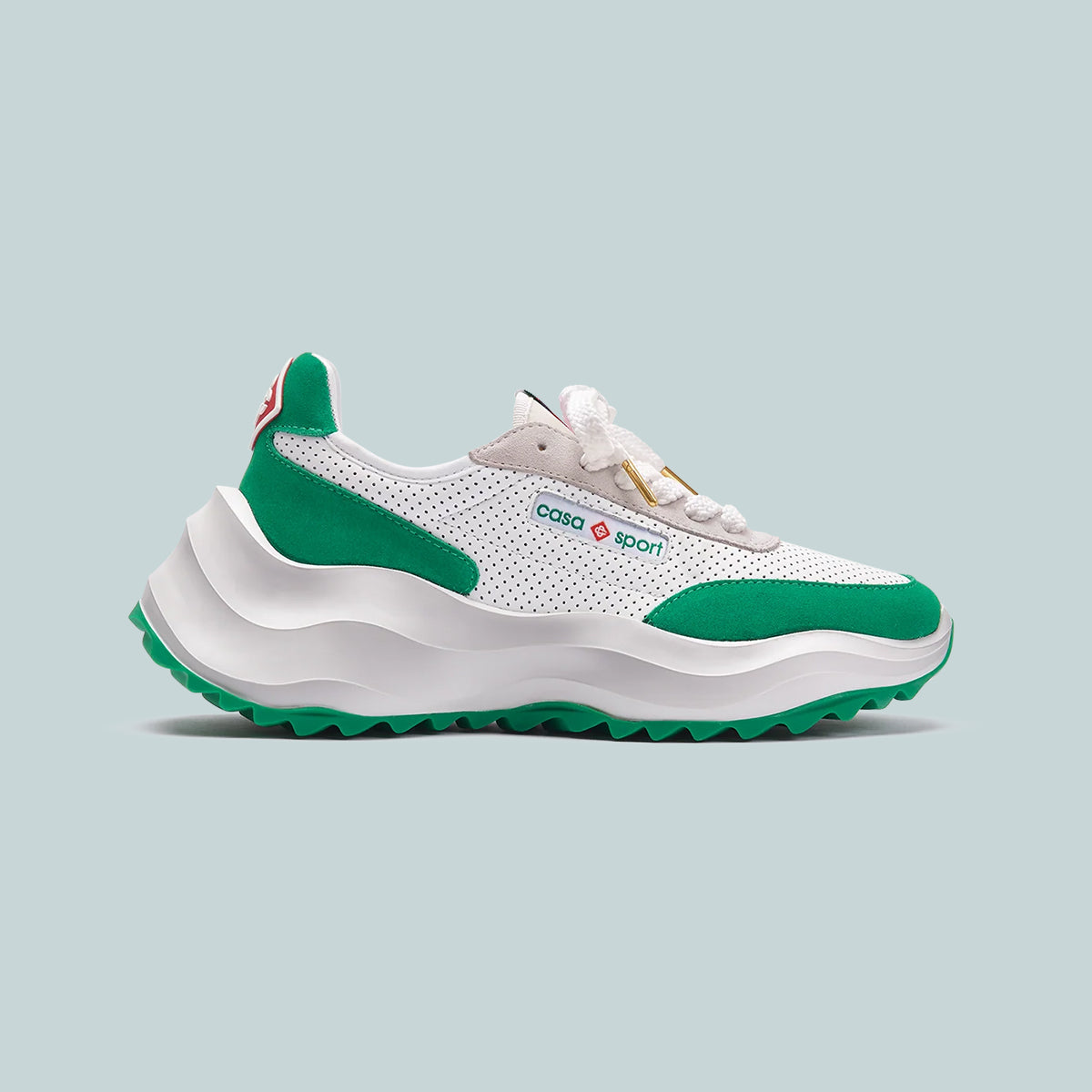 Men&#39;s Atlantis Sneaker White/Green