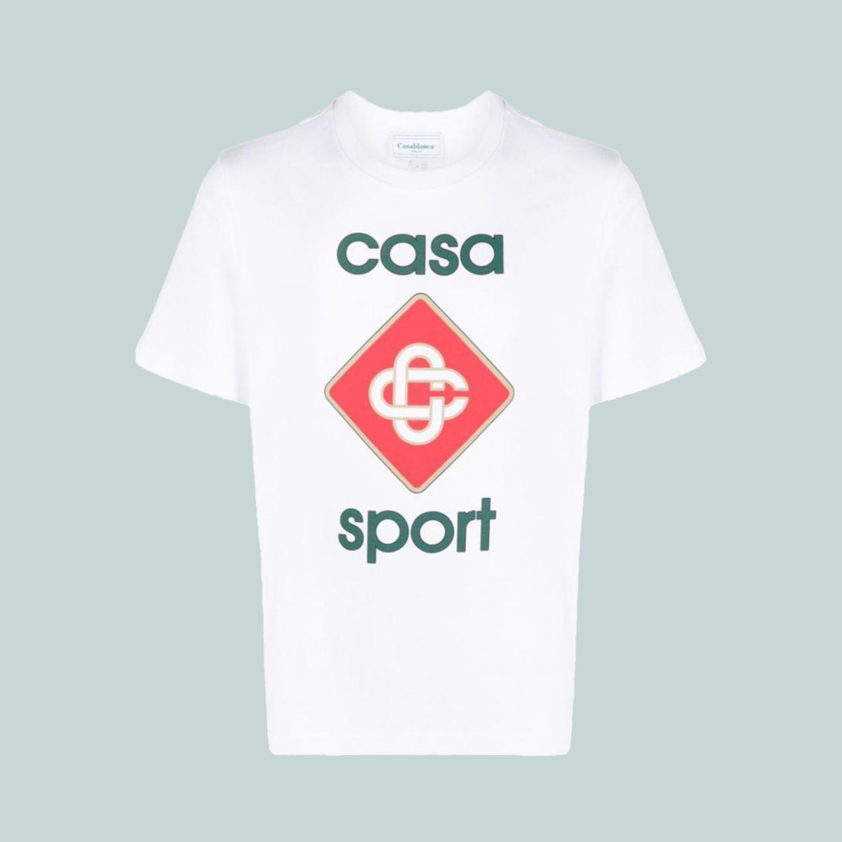 Casa Sport Logo Screen Printed T-Shirt White