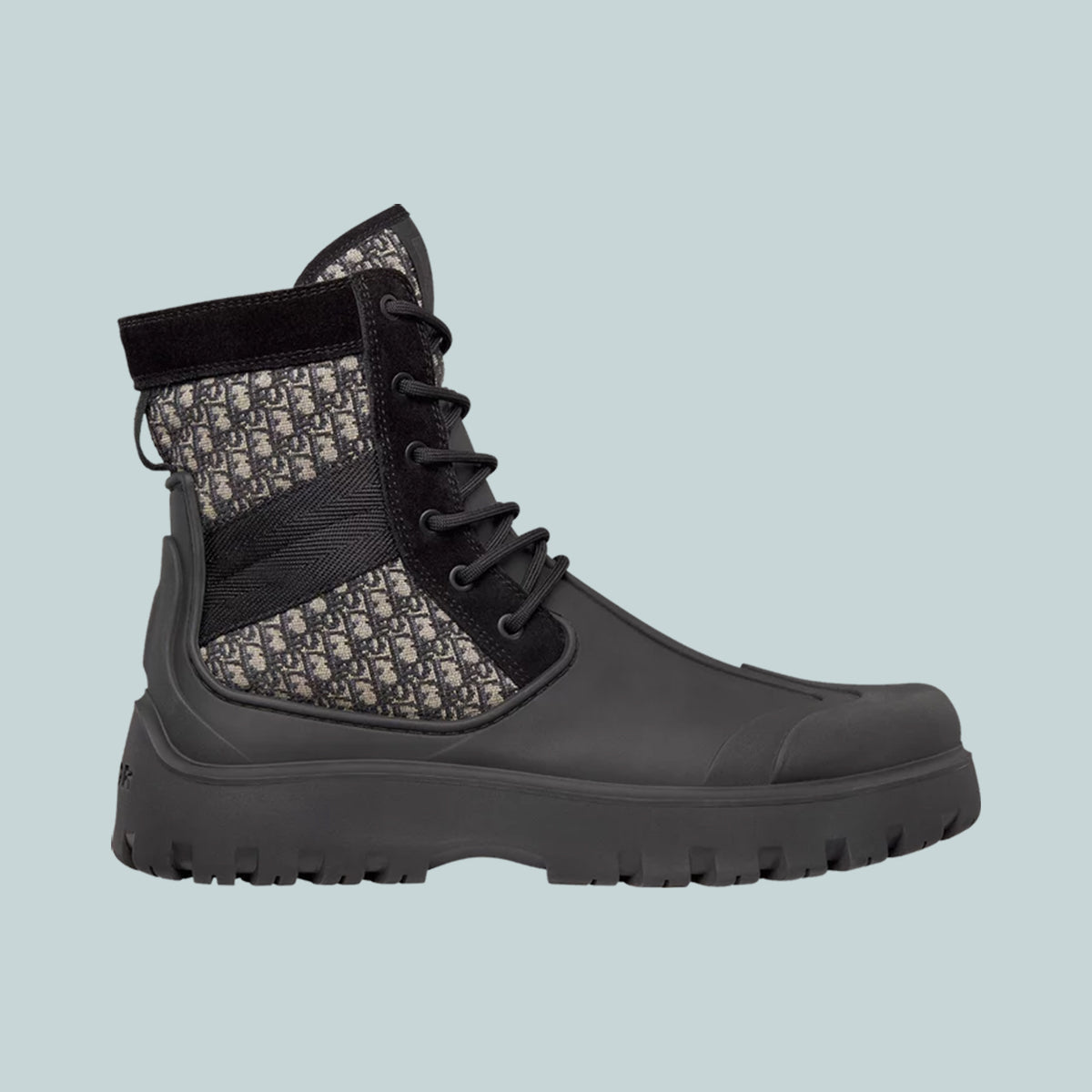 Garden Lace-Up Boots Black