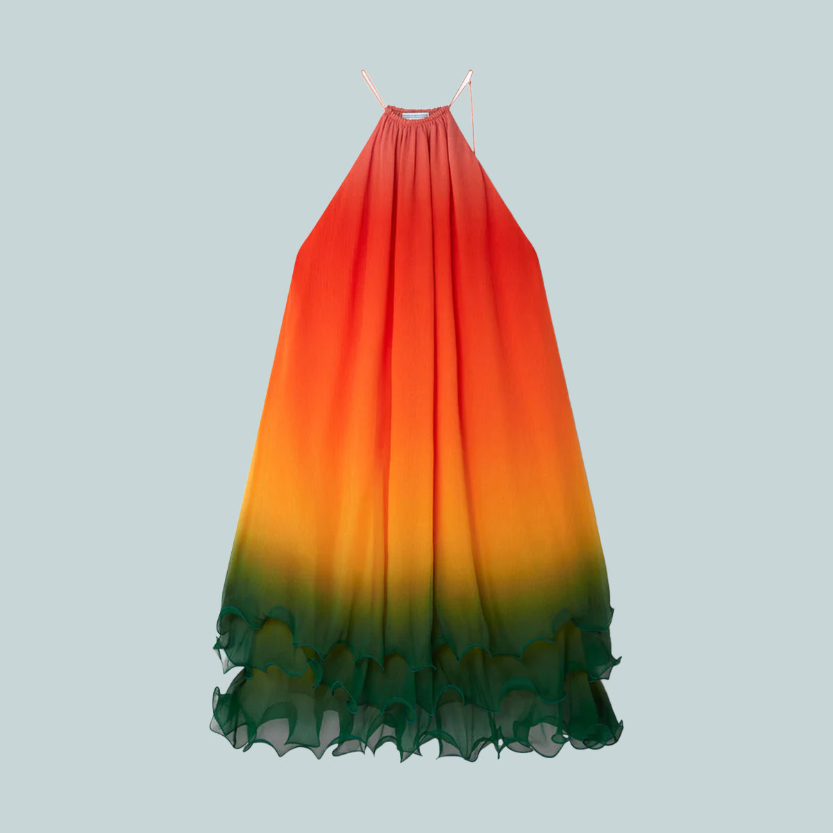 Rainbow Gradient Cocktail Dress
