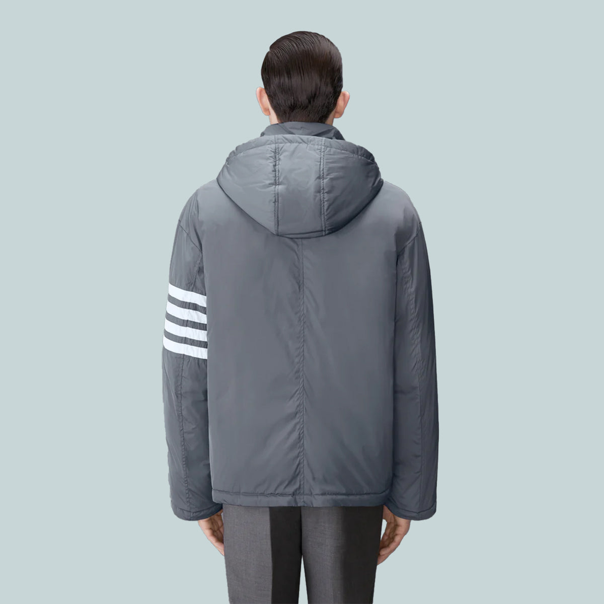 4-Bar Down Jacket Grey
