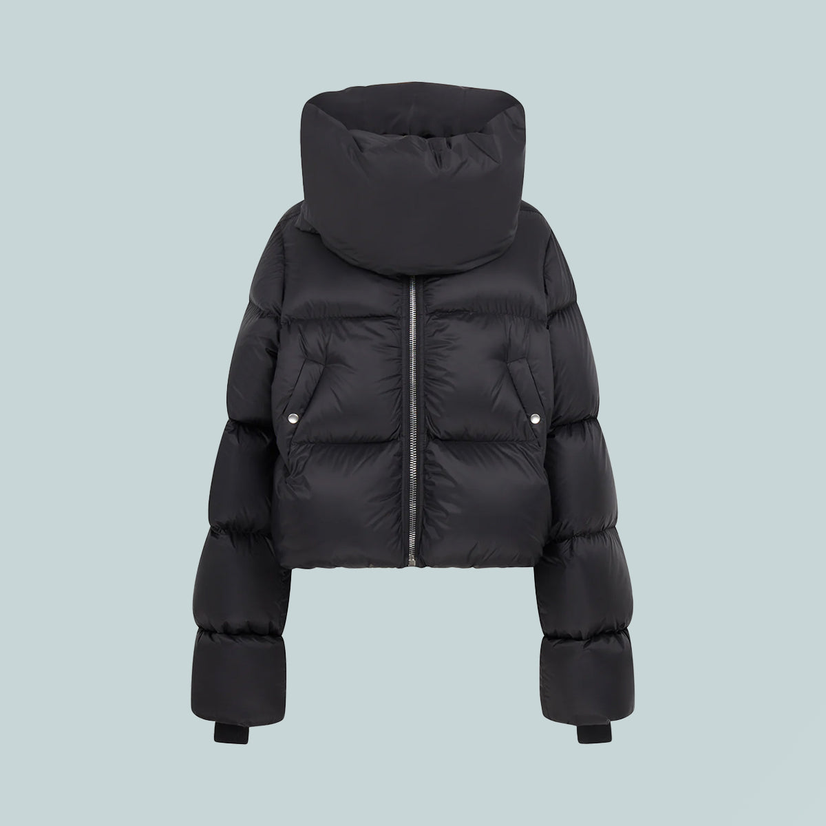 Funnel Neck Jkt Black