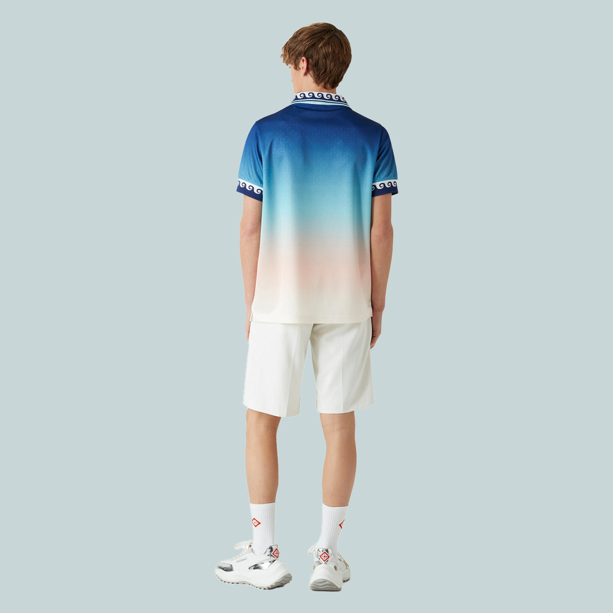 Football Shirt Blue Gradient