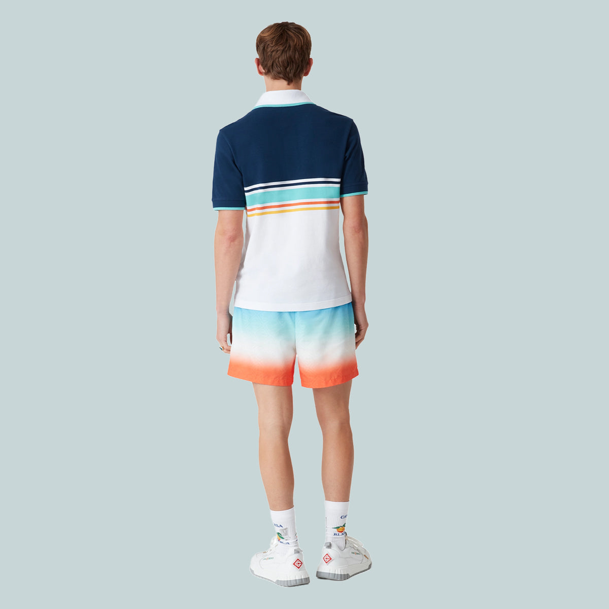 Gradient Jacquard Swim Shorts