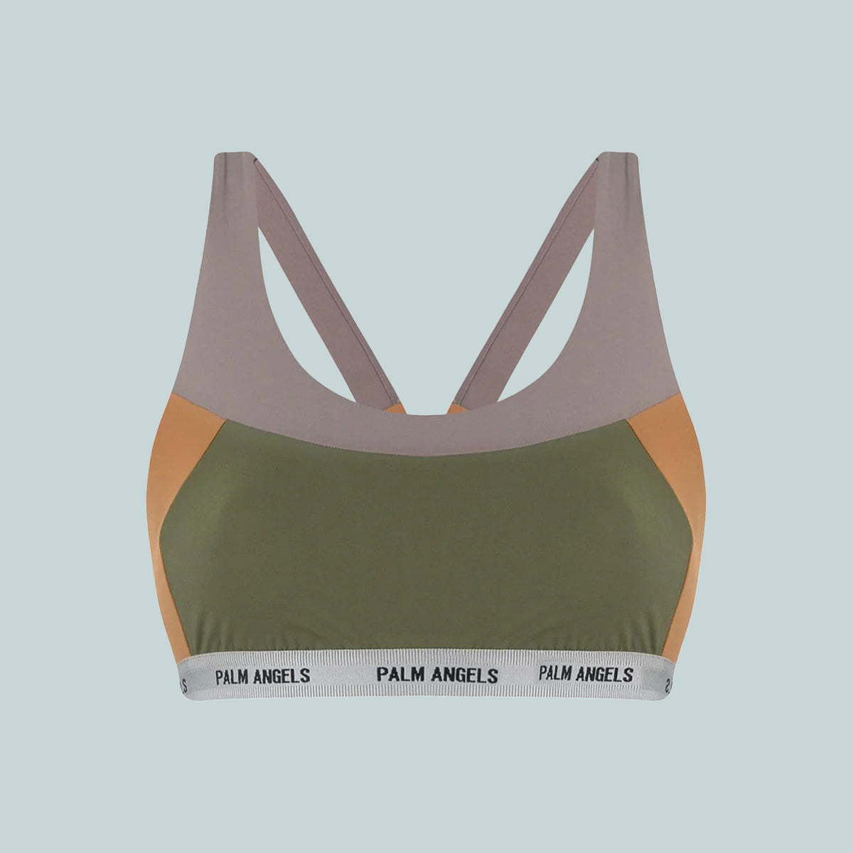 Colour-block sports bra